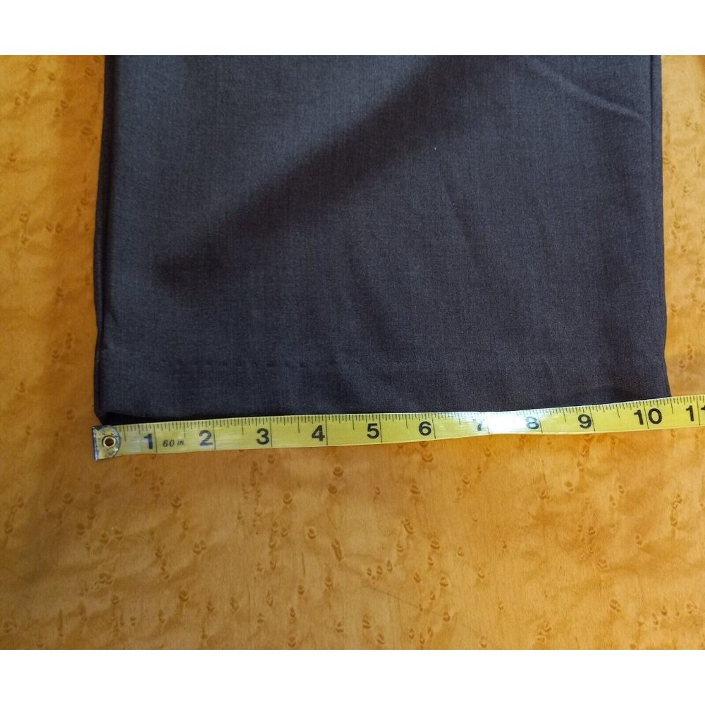 Avenue Stretch Women's Pants 47/29.5 Plus Size 26 Brown Flat Front Straight NWT - Picture 15 of 16